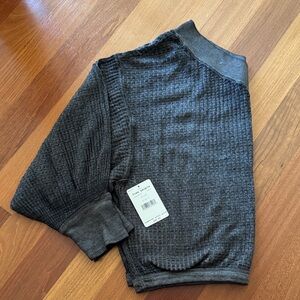 Free People V-Neck Gray Sweater